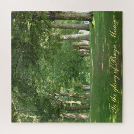 An den Ruhm von Bryn Mawr Senior Row Bäume Puzzle