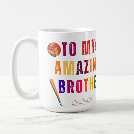 An den Tag meines phantastischen Bruders Bruder Kaffeetasse (Links)