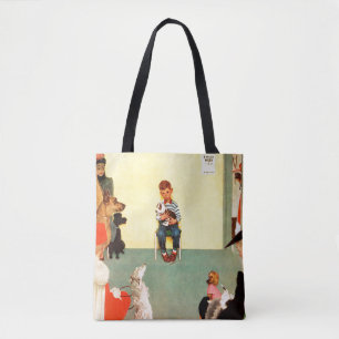 An den Tierärzten durch Norman Rockwell Tasche