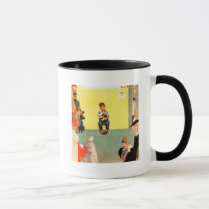 An den Tierärzten durch Norman Rockwell Tasse
