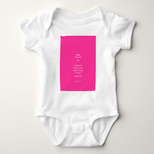 An den Valentinstag meines Sohnes Baby Strampler