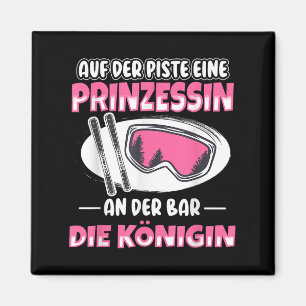 An Der Bar Eine Königin Apres Ski Skier Party Skii Magnet