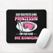 An Der Bar Eine Königin Apres Ski Skier Party Skii Mousepad (Mit Mouse)