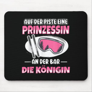 An Der Bar Eine Königin Apres Ski Skier Party Skii Mousepad