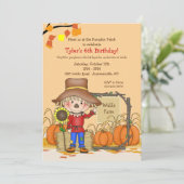 An der Bauernhof-Einladung Einladung (Stehend Vorderseite)