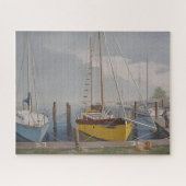 An der Bucht angedockt Puzzle (Horizontal)