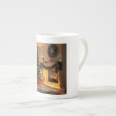 An der Christmastime Abdeckungs-Kunst-sammelbaren Porzellantasse (Vorderseite Rechts)