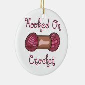 an der Crochet angekokert Keramik Ornament (Rechts)