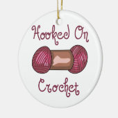 an der Crochet angekokert Keramik Ornament (Links)