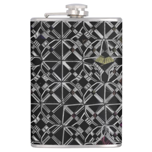 An der Crossroads Hip Flask angeschlossen Flachmann (Vorderseite)