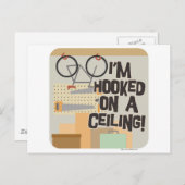 An der Decke hängen! Postkarte (Vorne/Hinten)