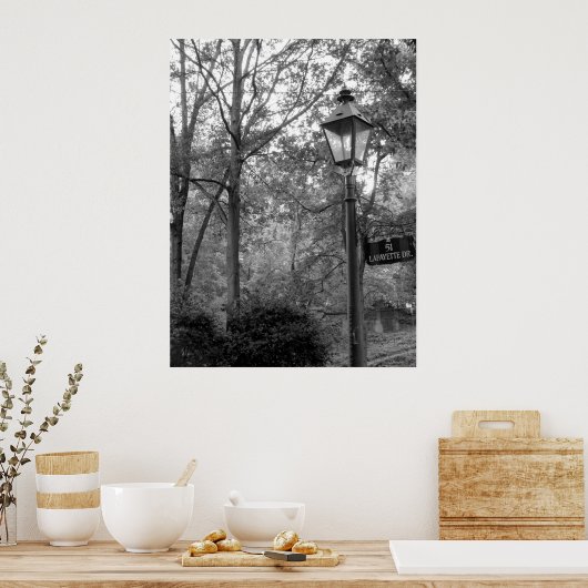 An der Ecke Poster (Küche)