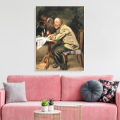 An der Flasche Leinwanddruck (Insitu (Wohnzimmer))