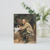 An der Flasche Postkarte (Stehend Vorderseite)