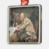 An der Flasche Silbernes Ornament (Links)