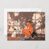 An der Gartenmauer Postkarte (Vorne/Hinten)