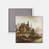 An der Küste, 1872 Magnet (Vorderseite/Rückseite)