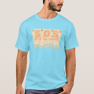 An der Küste bleibe T-Shirt