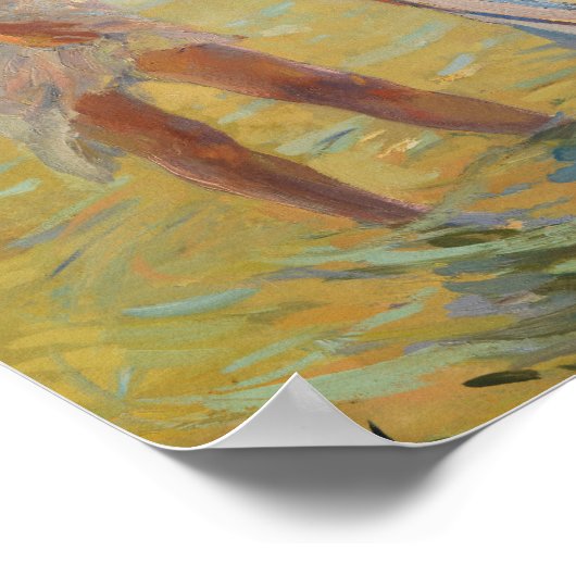 An der Küste | Edward Cucuel Poster (Ecke)