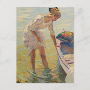 An der Küste   Edward Cucuel Postkarte