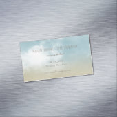 An der Küste Hochzeit am Meer Save the Date Magnetische Visitenkarte (Beispiel)