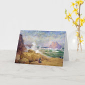 An der Küste Kaliforniens | William Henry Holmes Karte (Gelbe Blume)