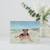 An der Küste Postkarte (Stehend Vorderseite)