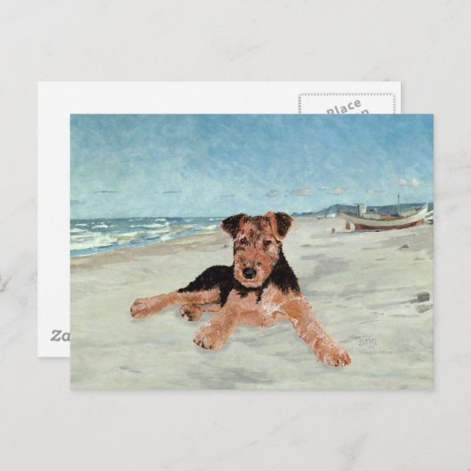 An der Küste Postkarte (Vorne/Hinten)