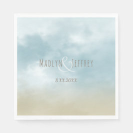 An der Küste Surfstrand Hochzeit Serviette