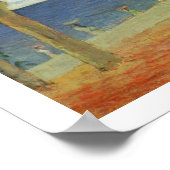 An der Küste von Martinique, 1887 (Öl auf Leinwand Poster (Ecke)