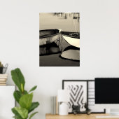 An der Küste von Neuengland gibt es zwei Boote Poster (Heimbüro)