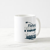 An der Leidenschaft hängen: Design der Fischereisu Kaffeetasse (VorderseiteRechts)