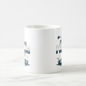 An der Leidenschaft hängen: Design der Fischereisu Kaffeetasse (Mittel)