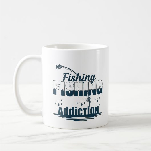 An der Leidenschaft hängen: Design der Fischereisu Kaffeetasse (Links)