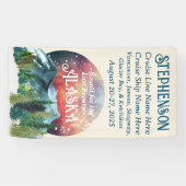 An der letzten Alaska-Kreuzfahrttür gebunden Banner (Horizontal)