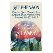 An der letzten Alaska-Kreuzfahrttür gebunden Magnet (Vertikal)
