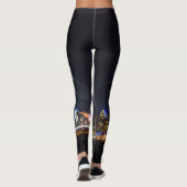 An der Margaret Hunt Hill Bridge Leggings (Rückseite)