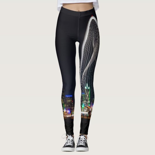 An der Margaret Hunt Hill Bridge Leggings (Vorderseite)