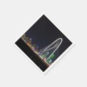 An der Margaret Hunt Hill Bridge Serviette (Ecke)