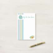 An der Meeresküste nach dem Auslaufen Post-it Klebezettel (Auf Schreibtisch)