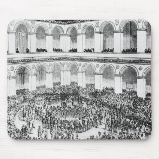 An der Paris-Börse 1846 Mousepad (Vorne)