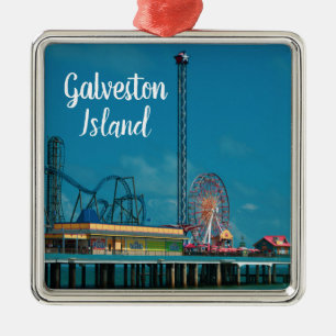 An der Pier Galveston Insel-Prämien-Verzierung Ornament Aus Metall