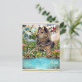 An der Rainbow Bridge gewartet Postkarte (Stehend Vorderseite)