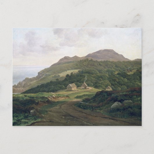 An der schwedischen Küste, 1828 Postkarte (Vorderseite)