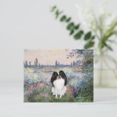 An der Seine - Japanische Kinn 3 Postkarte (Stehend Vorderseite)