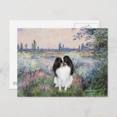 An der Seine - Japanische Kinn 3 Postkarte (Vorne/Hinten)