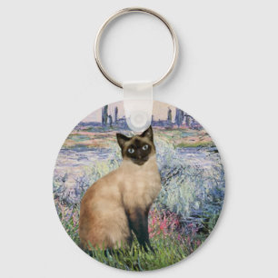 An der Seine - Seal Point Siamese Katze Schlüsselanhänger