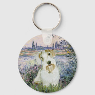 An der Seine - Sealyham Terrier Schlüsselanhänger