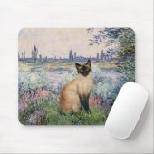 An der Seine - Siegel Point Siam Mousepad (Mit Mouse)