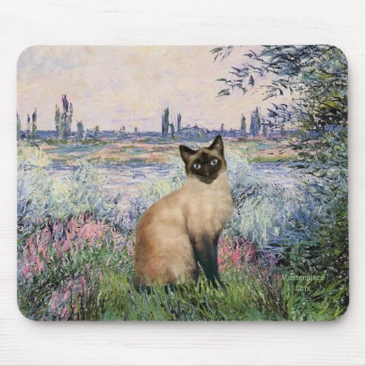 An der Seine - Siegel Point Siam Mousepad (Vorne)